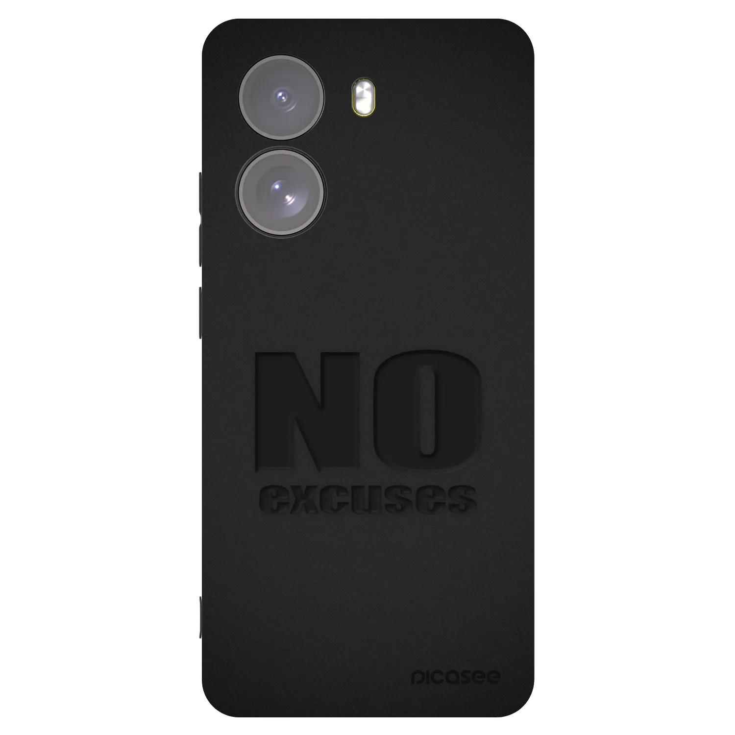 Picasee fekete szilikon tok az alábbi mobiltelefonokra Xiaomi Poco X7 - No Excuses