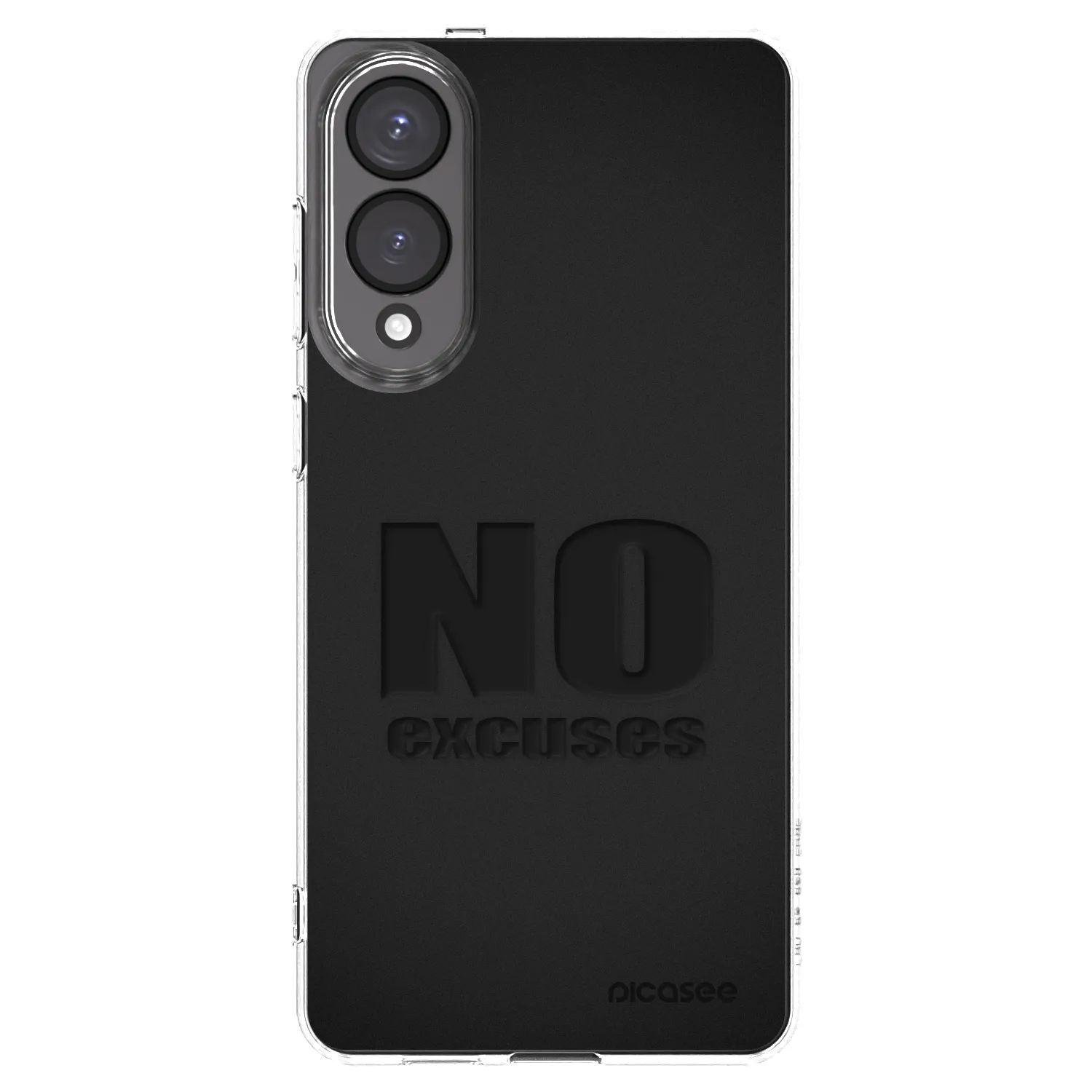 Picasee átlátszó szilikon tok az alábbi mobiltelefonokra Samsung Galaxy S25 Edge 5G - No Excuses