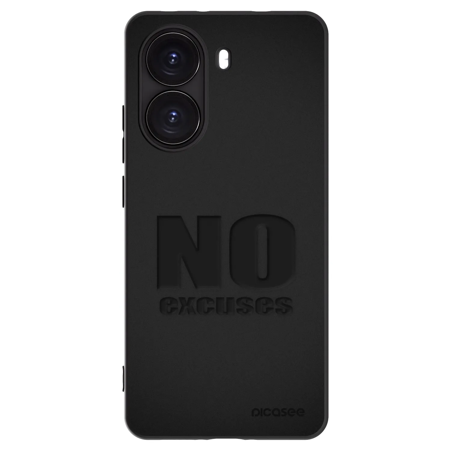 Picasee fekete szilikon tok az alábbi mobiltelefonokra Xiaomi Poco X7 Pro 5G - No Excuses
