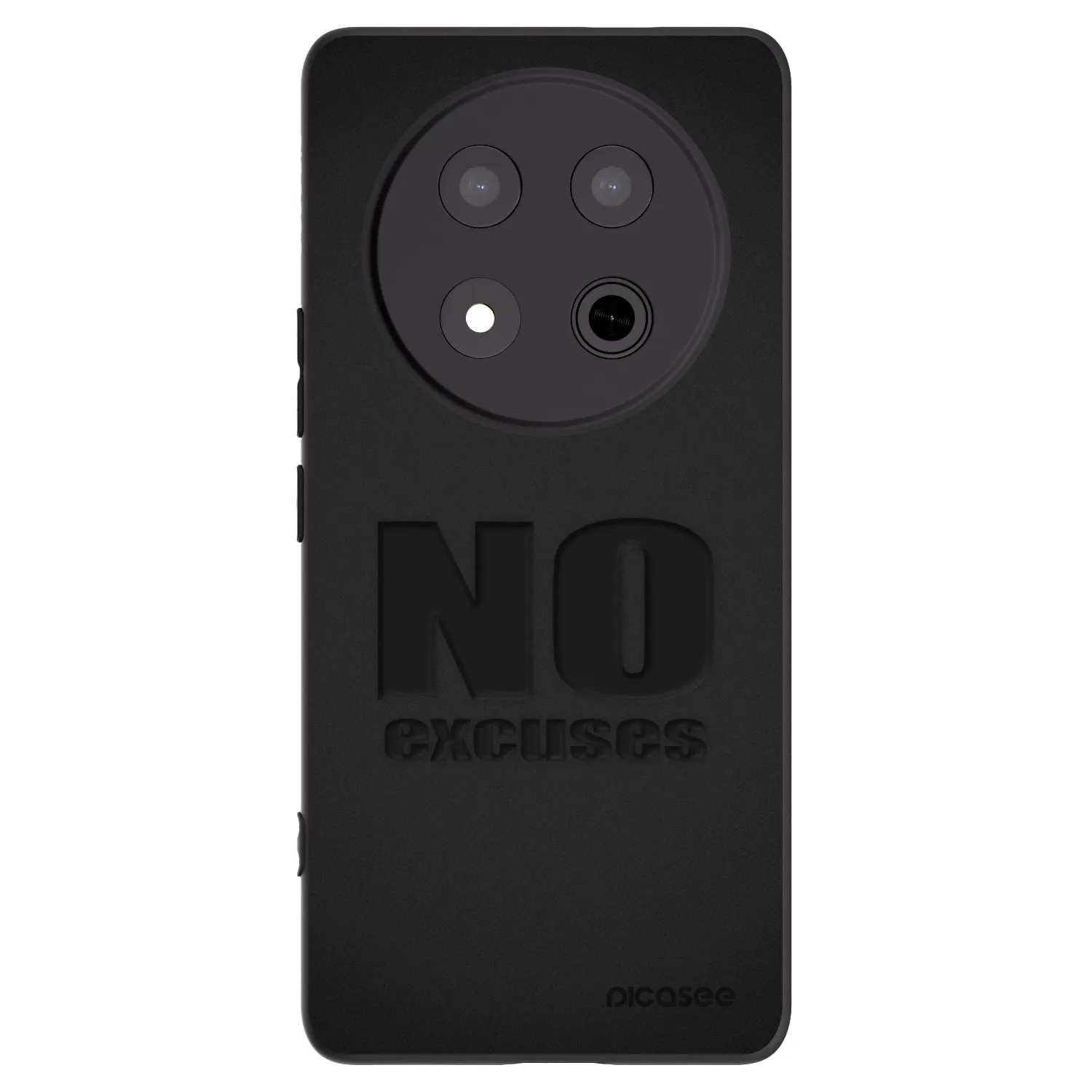 Picasee fekete szilikon tok az alábbi mobiltelefonokra Honor Magic7 Lite 5G - No Excuses
