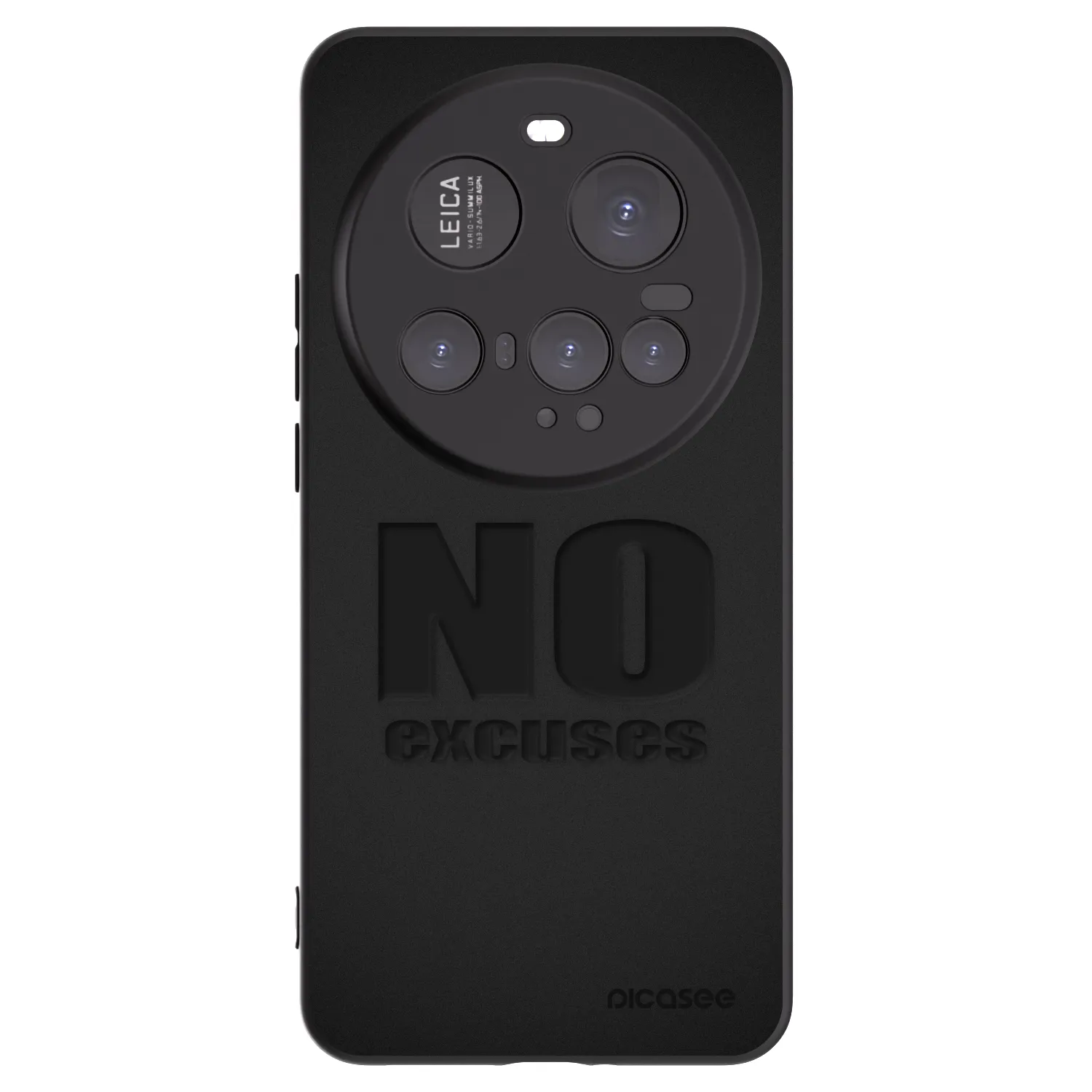 Picasee fekete szilikon tok az alábbi mobiltelefonokra Xiaomi 15 Ultra - No Excuses