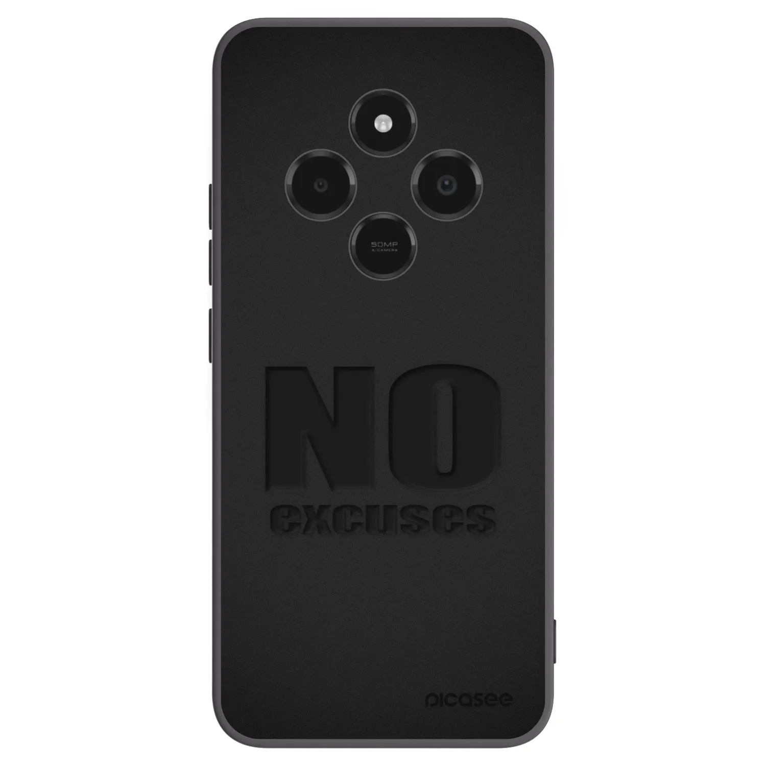 Picasee fekete szilikon tok az alábbi mobiltelefonokra Xiaomi Poco C75 - No Excuses