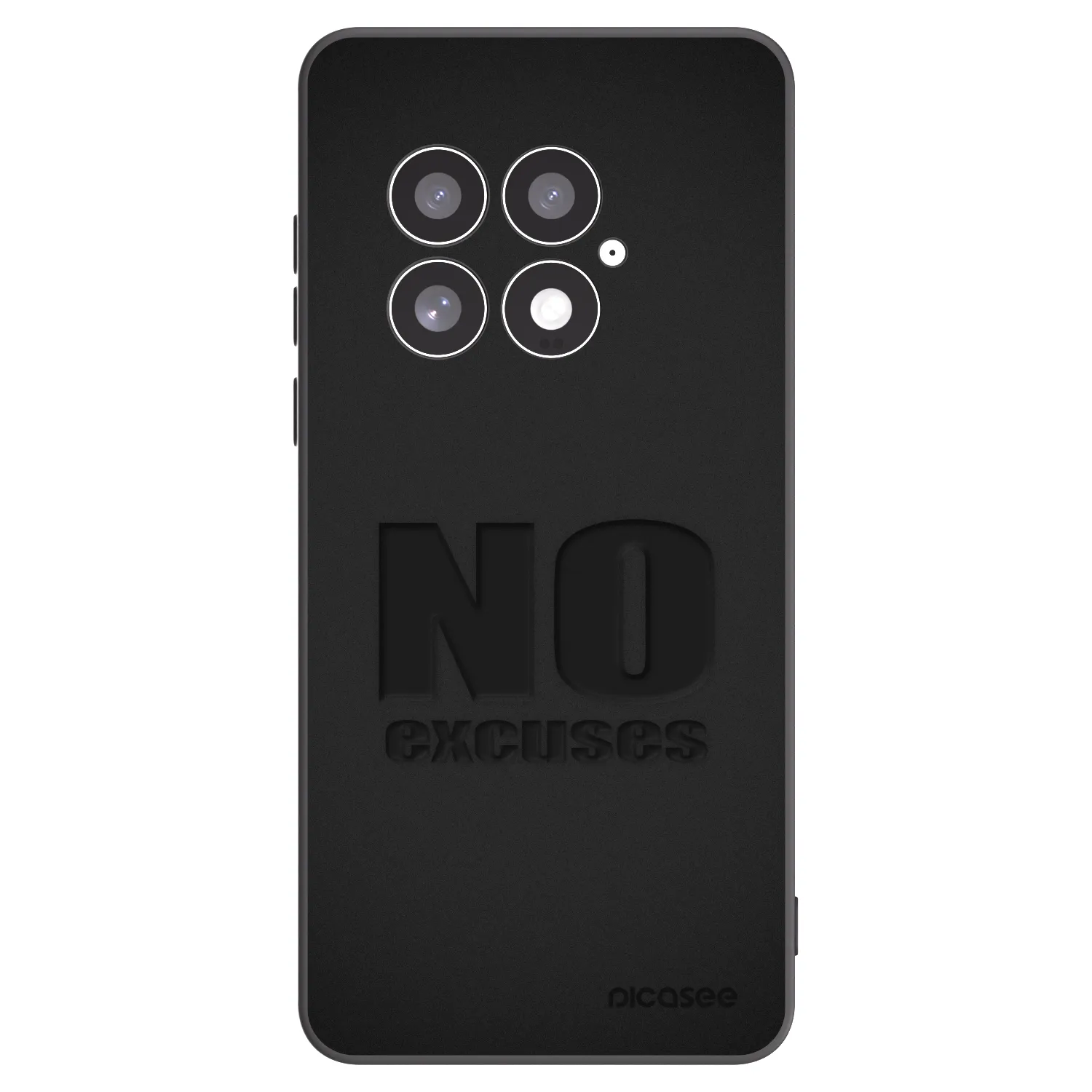 Picasee fekete szilikon tok az alábbi mobiltelefonokra OnePlus 13 5G - No Excuses