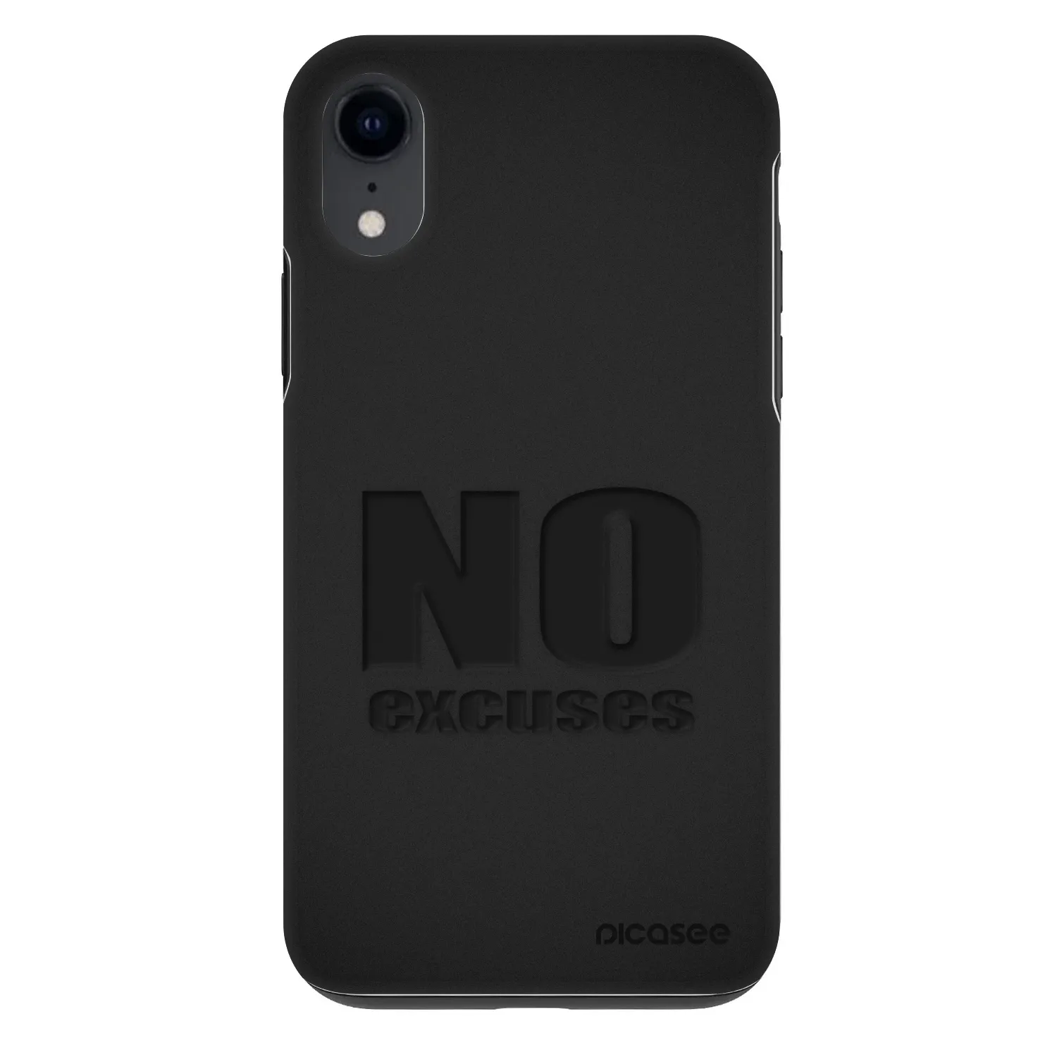 Picasee Fashion Case Apple iPhone XR - No Excuses