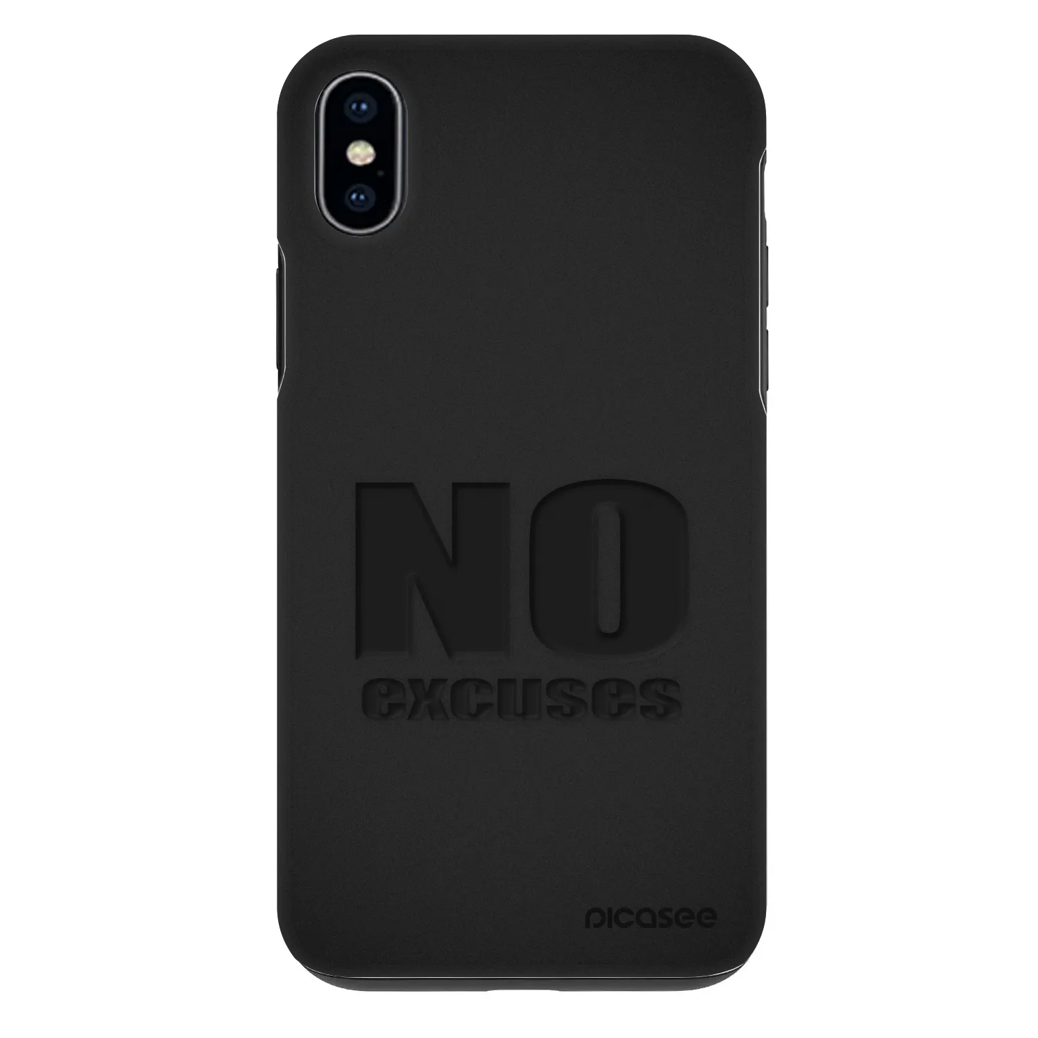 Picasee Fashion Case Apple iPhone XS Max - No Excuses
