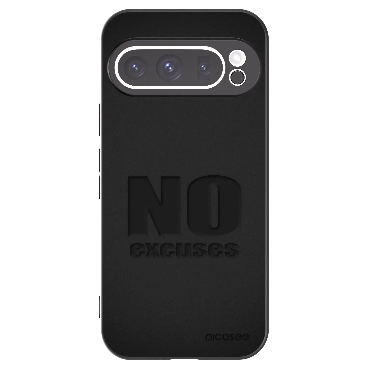 Picasee fekete szilikon tok az alábbi mobiltelefonokra Google Pixel 9 Pro XL - No Excuses