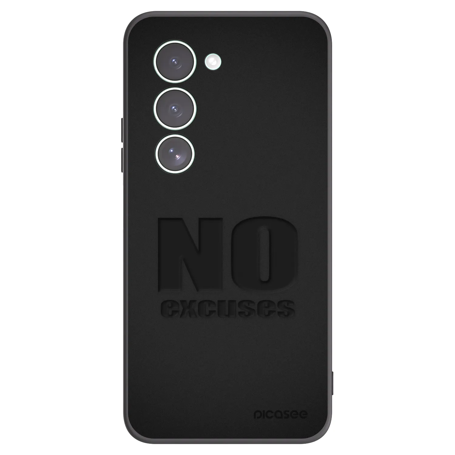 Picasee fekete szilikon tok az alábbi mobiltelefonokra Xiaomi Redmi 15 5G - No Excuses