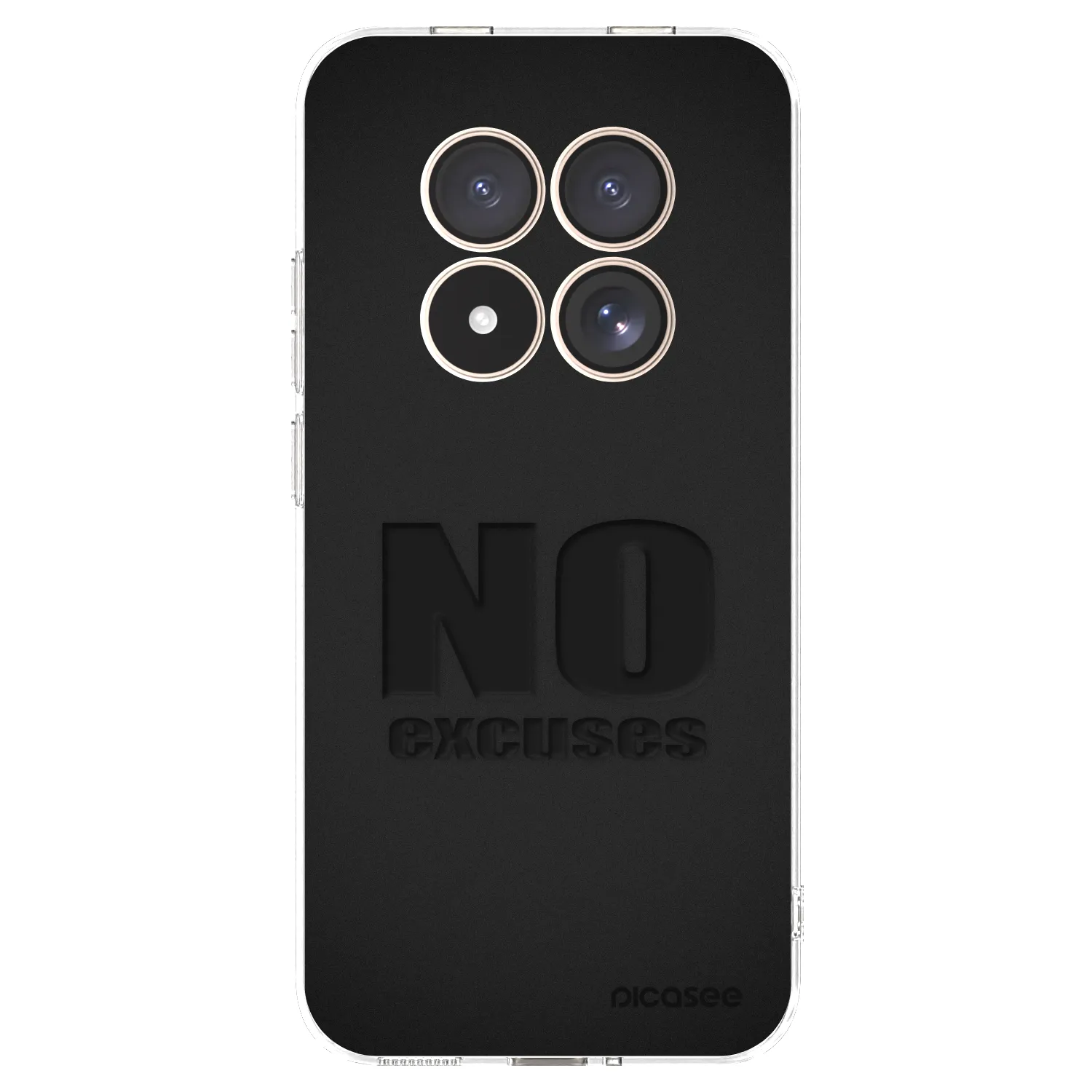 Picasee átlátszó szilikon tok az alábbi mobiltelefonokra Xiaomi Redmi Note 15 Pro 4G - No Excuses