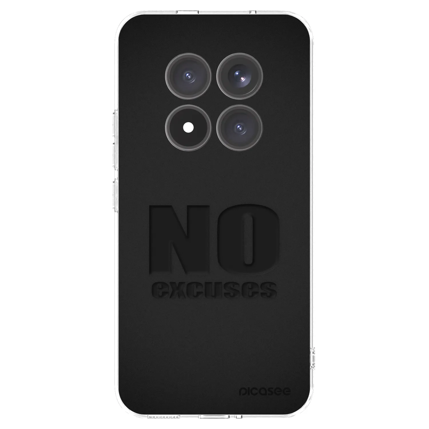 Picasee átlátszó szilikon tok az alábbi mobiltelefonokra Xiaomi Redmi Note 15 Pro+ - No Excuses