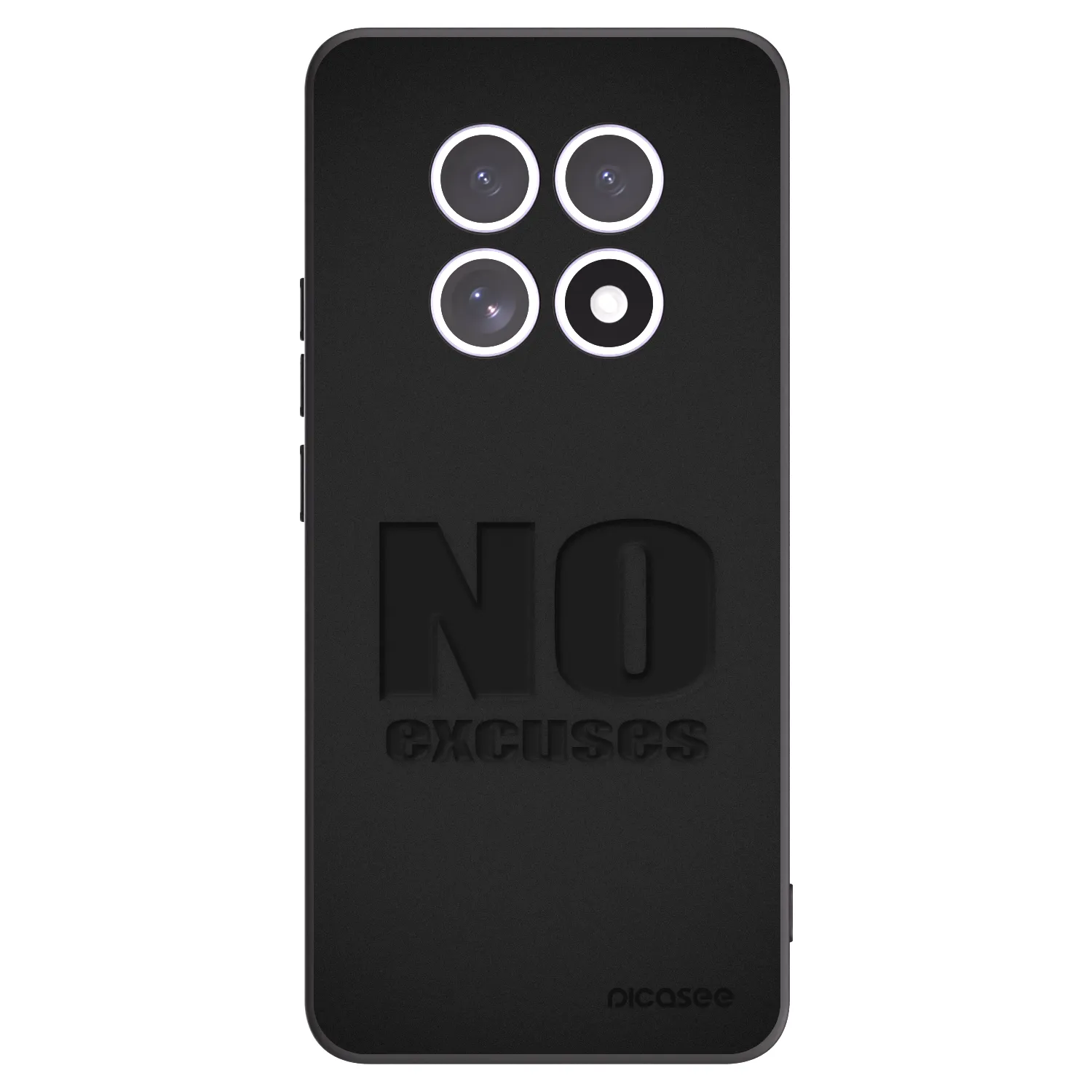 Picasee fekete szilikon tok az alábbi mobiltelefonokra Xiaomi Redmi Note 15 - No Excuses