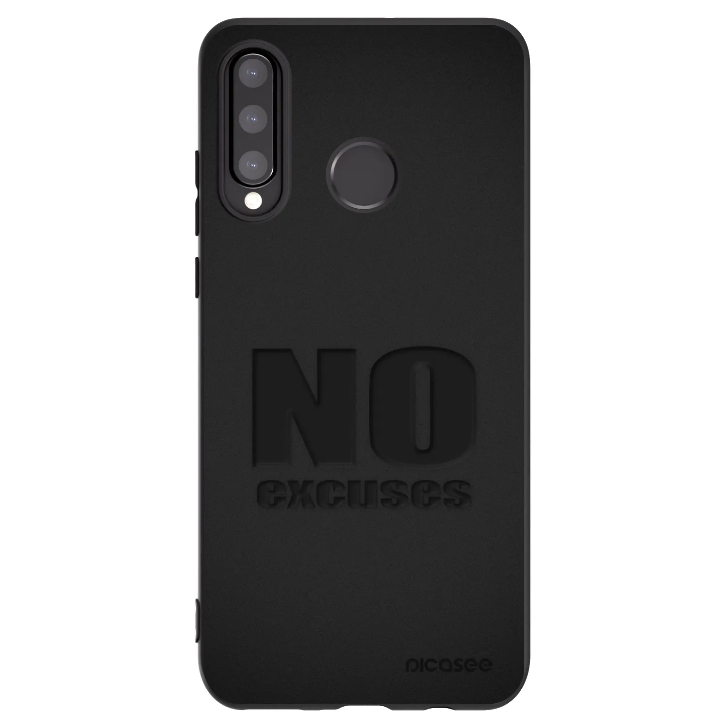 Picasee fekete szilikon tok az alábbi mobiltelefonokra Huawei P30 Lite - No Excuses
