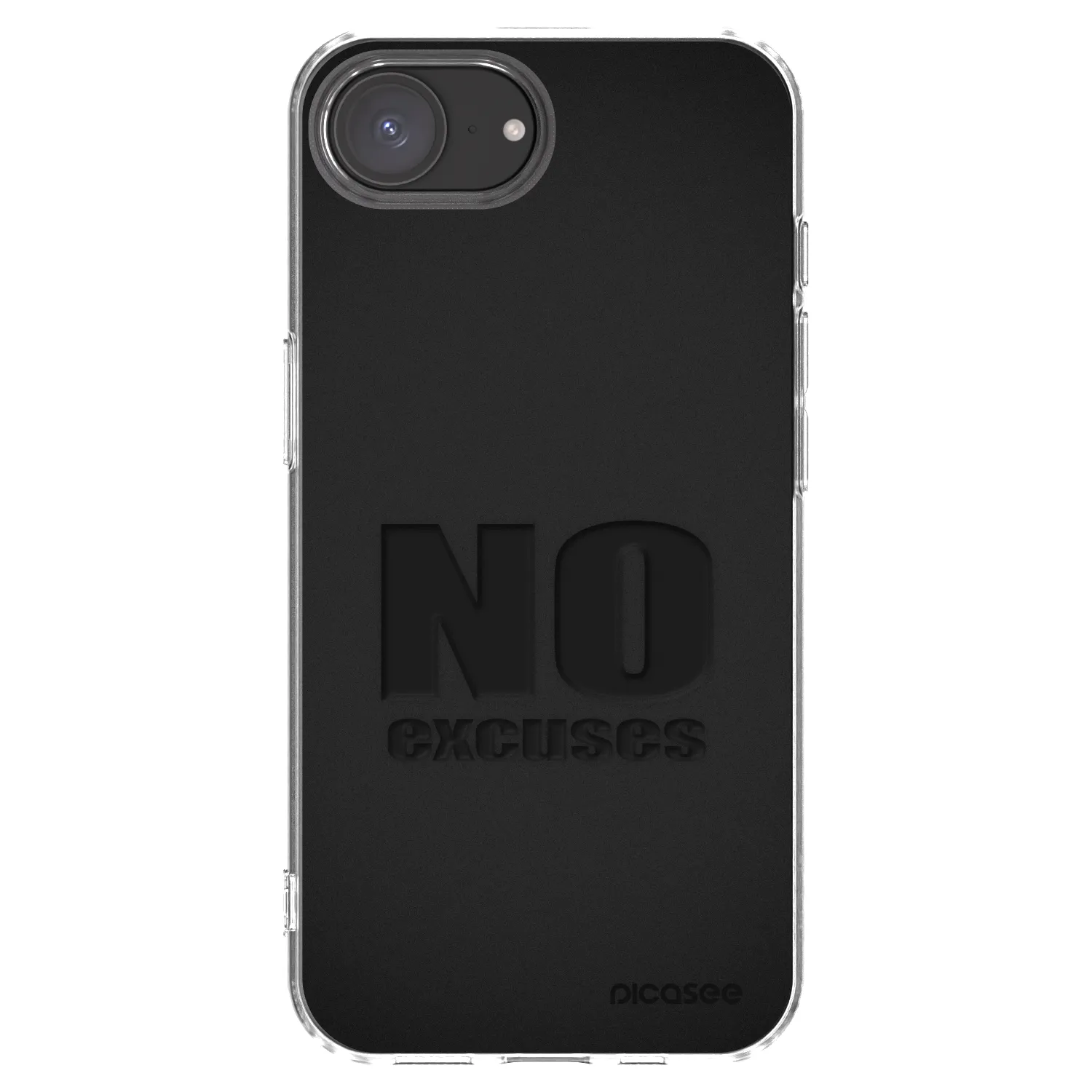 Picasee átlátszó szilikon tok az alábbi mobiltelefonokra Apple iPhone 17e - No Excuses
