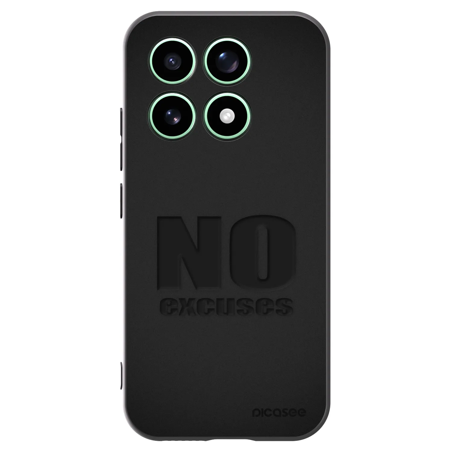 Picasee fekete szilikon tok az alábbi mobiltelefonokra Xiaomi 17 - No Excuses
