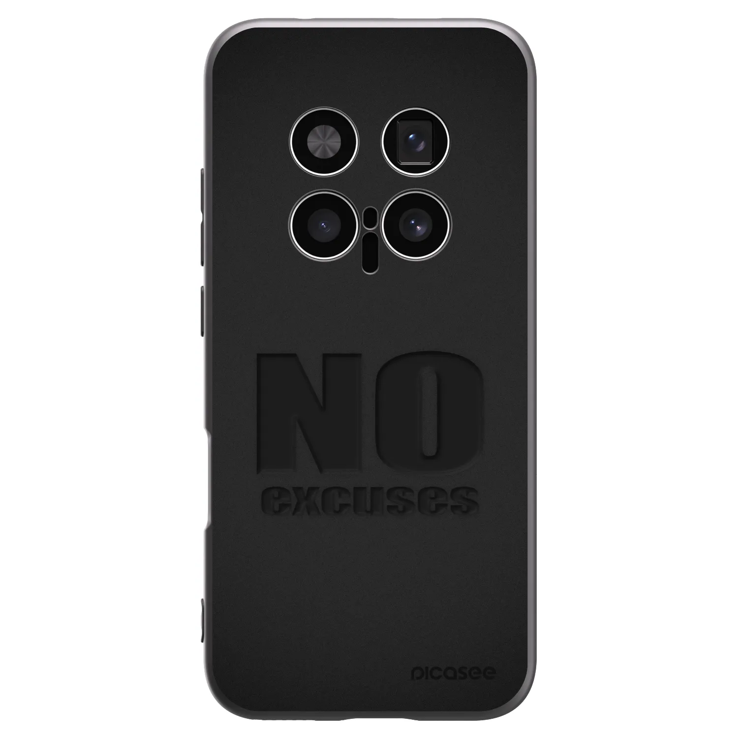 Picasee fekete szilikon tok az alábbi mobiltelefonokra Honor Magic8 Pro 5G - No Excuses