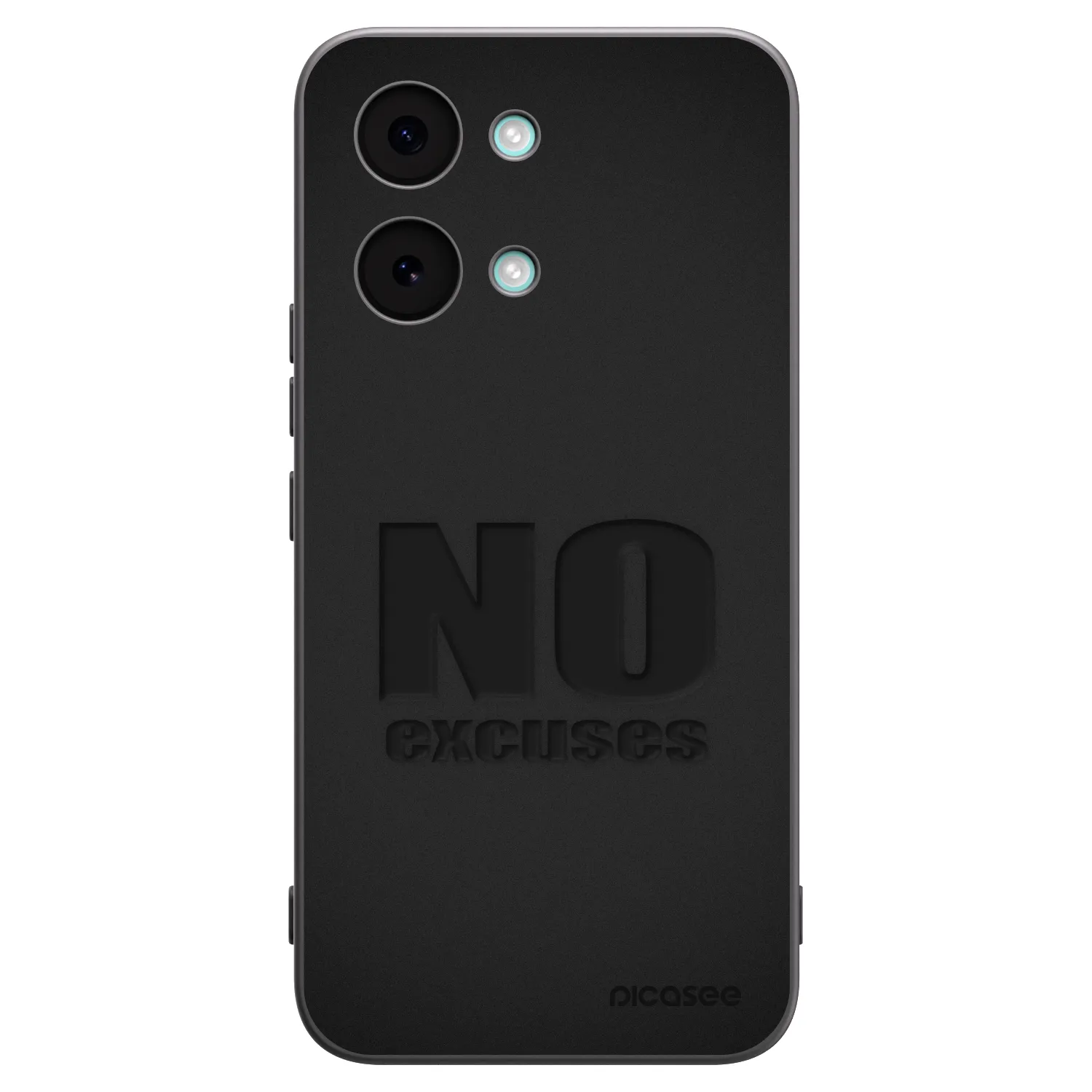 Picasee fekete szilikon tok az alábbi mobiltelefonokra Xiaomi Poco X8 Pro Max - No Excuses