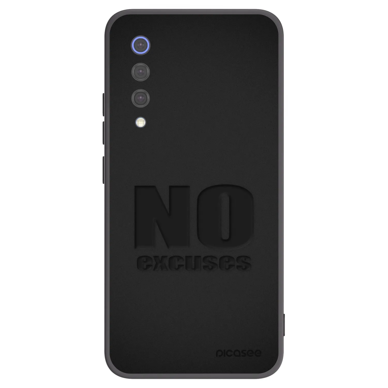 Picasee fekete szilikon tok az alábbi mobiltelefonokra Xiaomi Mi 9 SE - No Excuses
