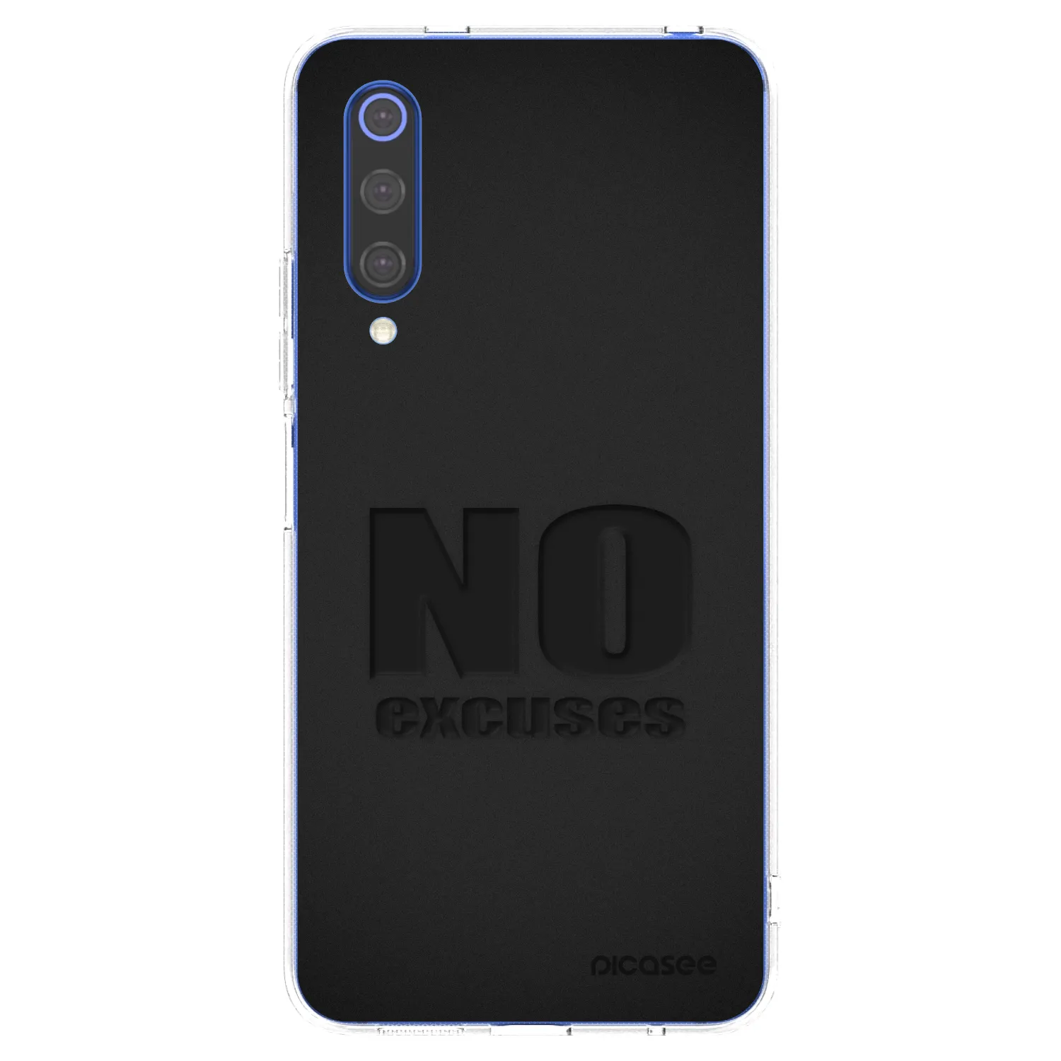 Picasee átlátszó szilikon tok az alábbi mobiltelefonokra Xiaomi Mi 9 SE - No Excuses