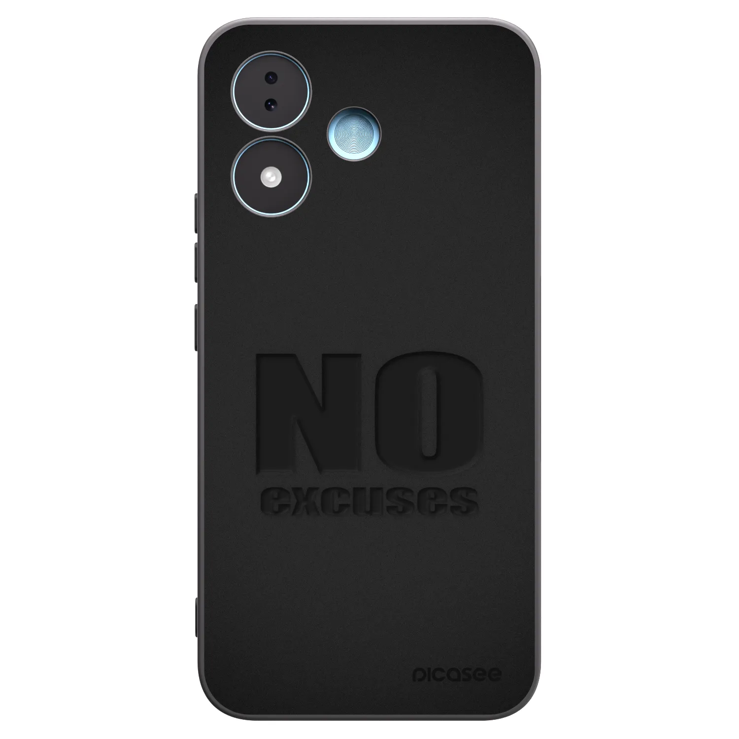 Picasee fekete szilikon tok az alábbi mobiltelefonokra Xiaomi Redmi Note 17 5G - No Excuses