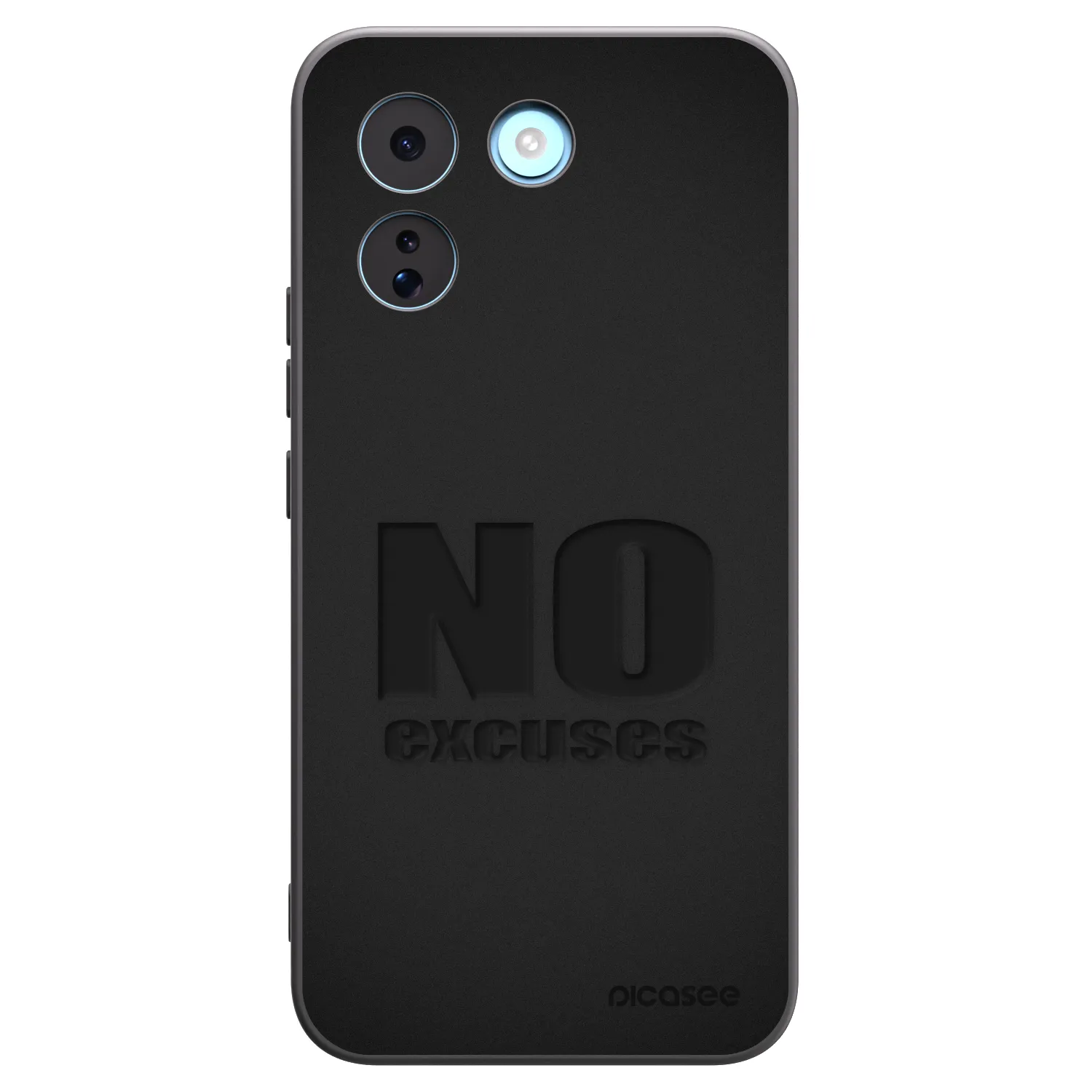 Picasee fekete szilikon tok az alábbi mobiltelefonokra Xiaomi Redmi Note 17 Pro MAX 5G - No Excuses
