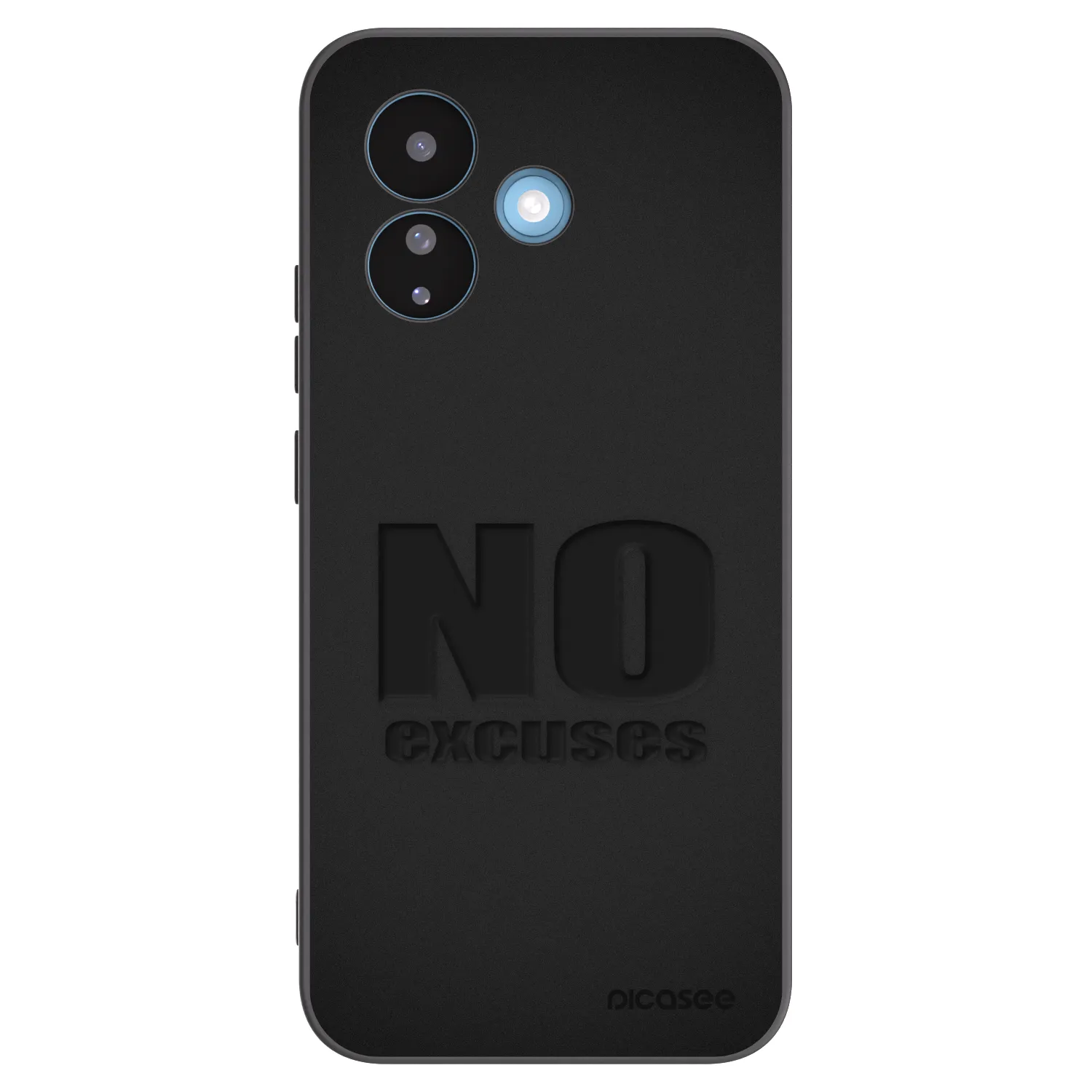 Picasee fekete szilikon tok az alábbi mobiltelefonokra Xiaomi Redmi Note 17 Pro 5G - No Excuses