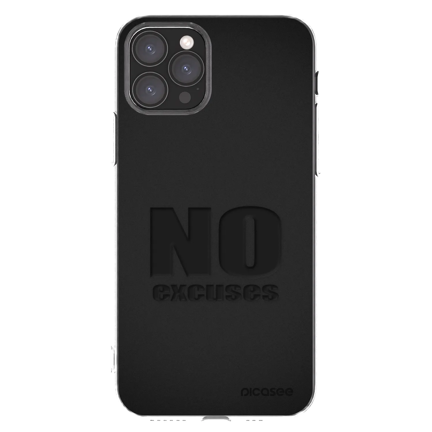 Picasee átlátszó szilikon tok az alábbi mobiltelefonokra Apple iPhone 11 Pro - No Excuses