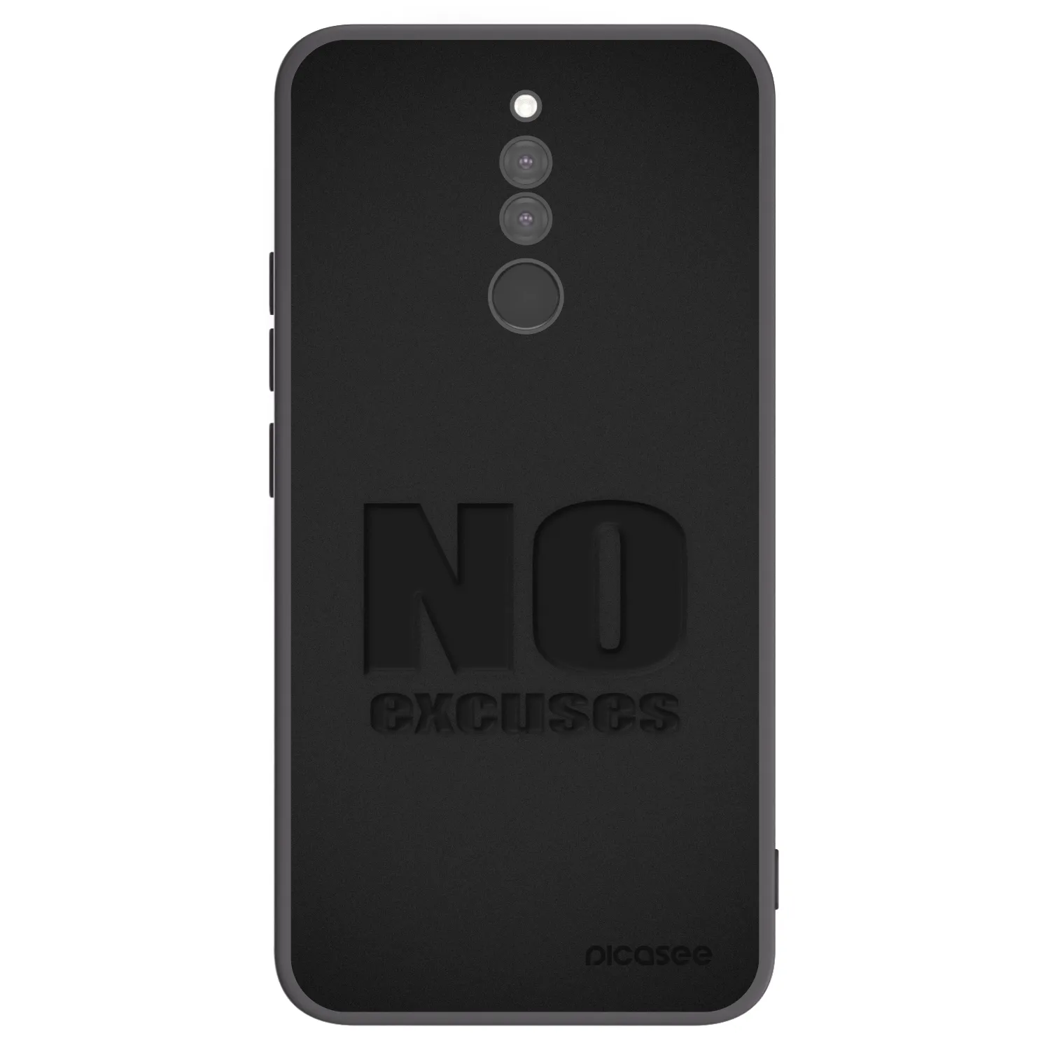 Picasee fekete szilikon tok az alábbi mobiltelefonokra Xiaomi Redmi 8 - No Excuses