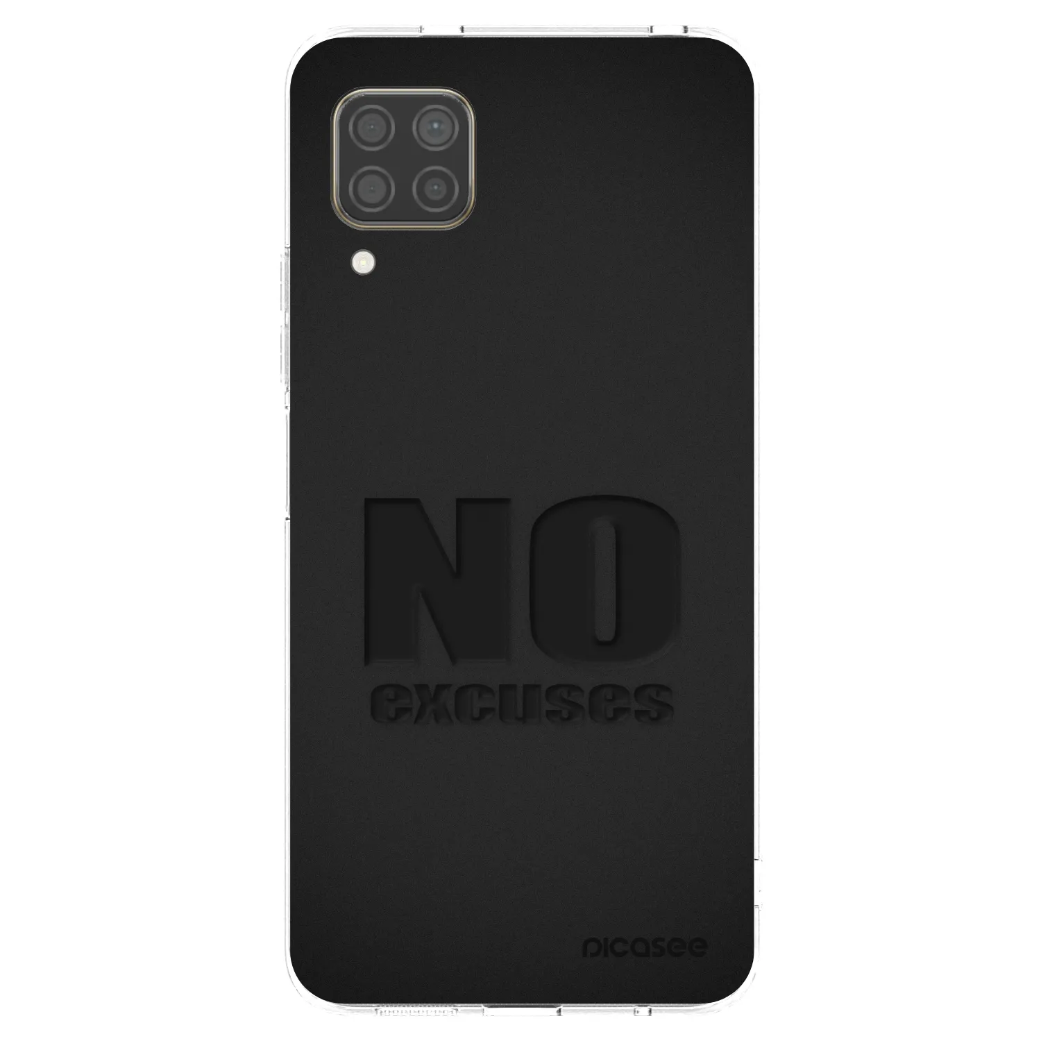 Picasee átlátszó szilikon tok az alábbi mobiltelefonokra Huawei P40 Lite - No Excuses