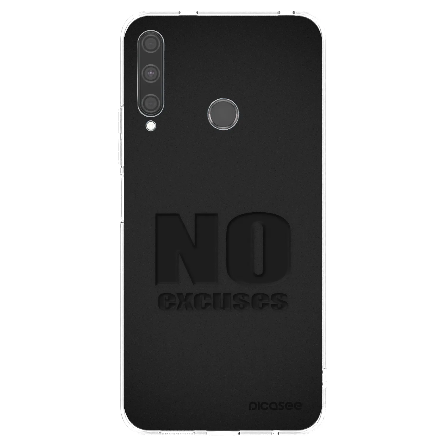 Picasee átlátszó szilikon tok az alábbi mobiltelefonokra Huawei P40 Lite E - No Excuses