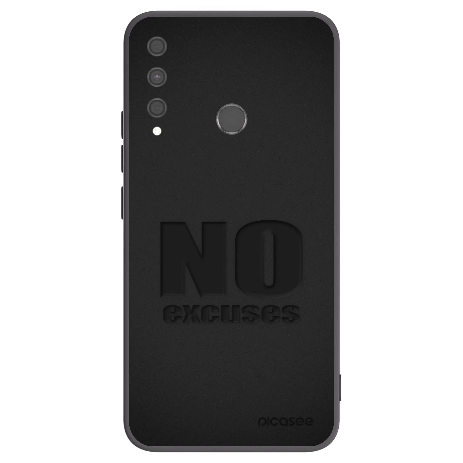 Picasee fekete szilikon tok az alábbi mobiltelefonokra Huawei P40 Lite E - No Excuses