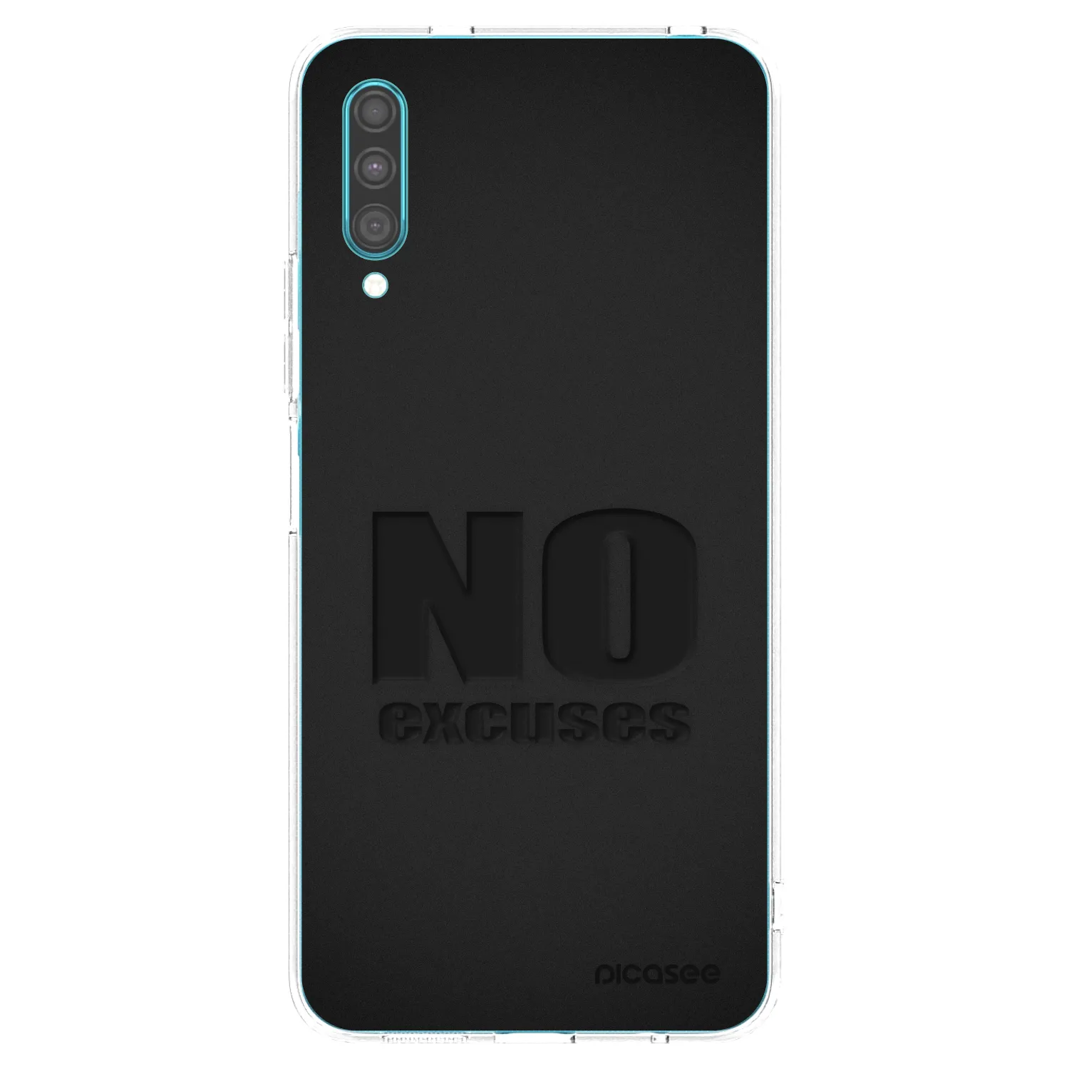 Picasee átlátszó szilikon tok az alábbi mobiltelefonokra Samsung Galaxy A30s A307F - No Excuses