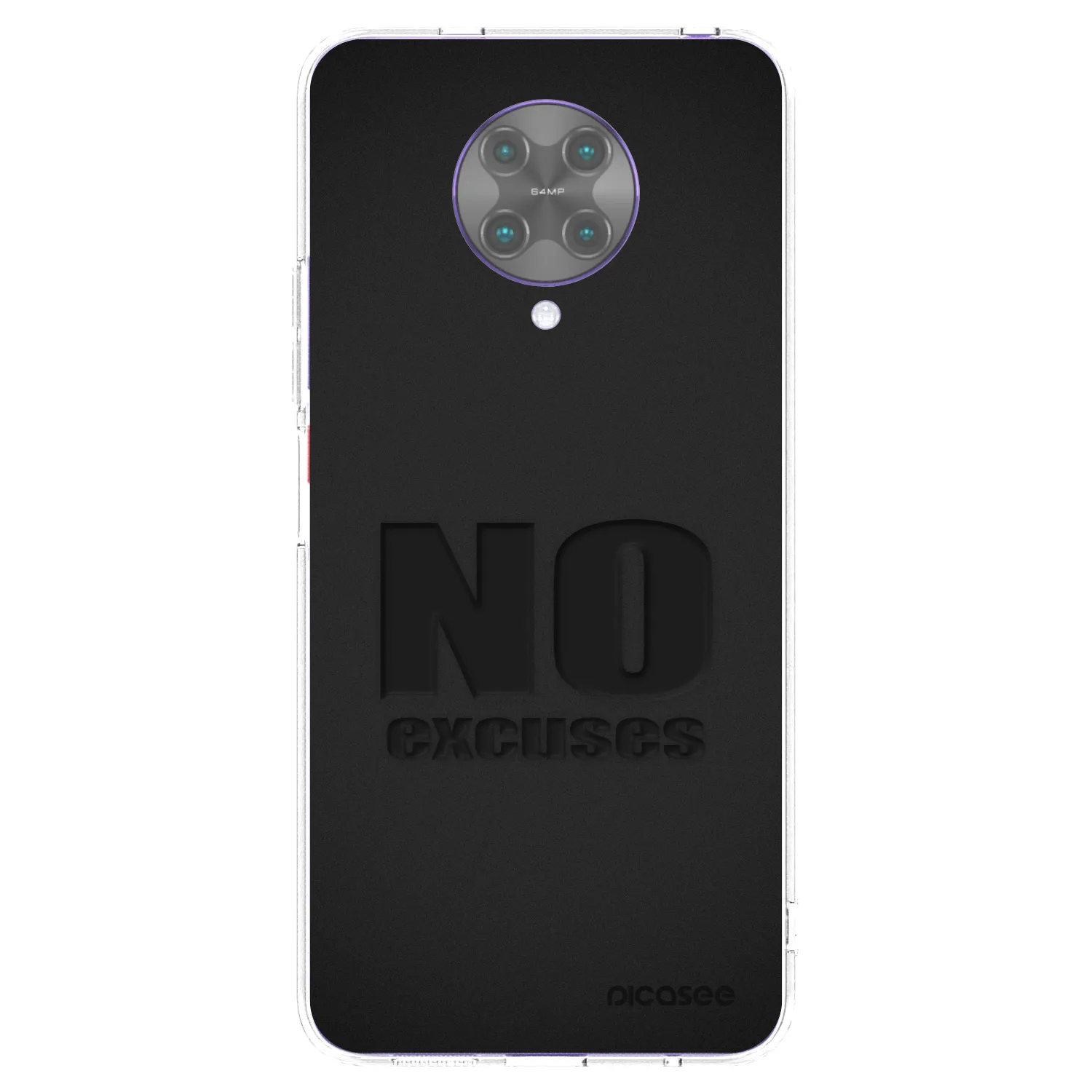 Picasee átlátszó szilikon tok az alábbi mobiltelefonokra Xiaomi Poco F2 Pro - No Excuses