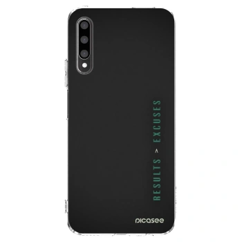 Picasee átlátszó szilikon tok az alábbi mobiltelefonokra Honor 9X Pro - Results x Excuses