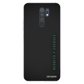 Picasee átlátszó szilikon tok az alábbi mobiltelefonokra Xiaomi Redmi 9 - Results x Excuses