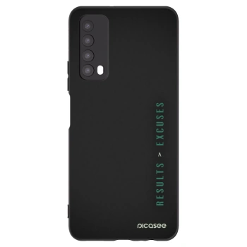 Picasee fekete szilikon tok az alábbi mobiltelefonokra Huawei P Smart 2021 - Results x Excuses