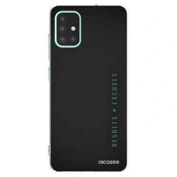 Picasee átlátszó szilikon tok az alábbi mobiltelefonokra Samsung Galaxy M31s - Results x Excuses