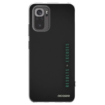 Picasee átlátszó szilikon tok az alábbi mobiltelefonokra Xiaomi Redmi Note 10 - Results x Excuses