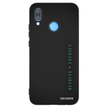 Picasee fekete szilikon tok az alábbi mobiltelefonokra Huawei P20 Lite - Results x Excuses