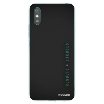 Picasee átlátszó szilikon tok az alábbi mobiltelefonokra Xiaomi Redmi 9AT - Results x Excuses
