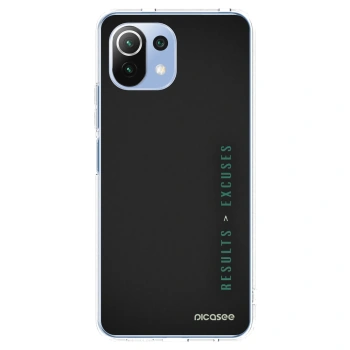 Picasee átlátszó szilikon tok az alábbi mobiltelefonokra Xiaomi Mi 11 Lite - Results x Excuses