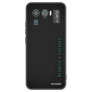 Picasee fekete szilikon tok az alábbi mobiltelefonokra Xiaomi Mi 11 Ultra - Results x Excuses