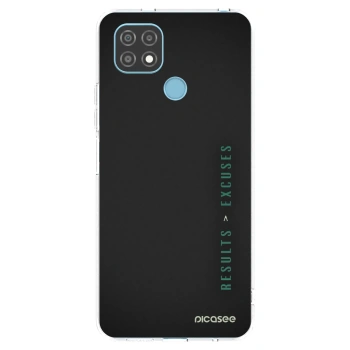 Picasee átlátszó szilikon tok az alábbi mobiltelefonokra Realme C21 - Results x Excuses