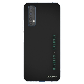 Picasee átlátszó szilikon tok az alábbi mobiltelefonokra Realme 7 - Results x Excuses