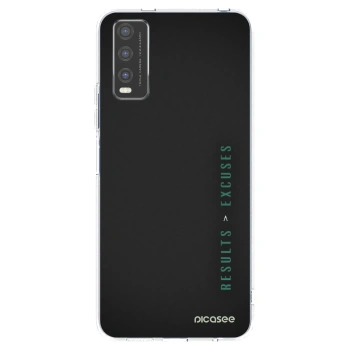 Picasee átlátszó szilikon tok az alábbi mobiltelefonokra Vivo Y20s - Results x Excuses