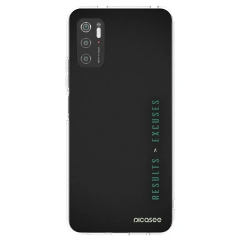 Picasee átlátszó szilikon tok az alábbi mobiltelefonokra Xiaomi Poco M3 Pro 5G - Results x Excuses