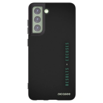 Picasee fekete szilikon tok az alábbi mobiltelefonokra Samsung Galaxy S21 FE 5G - Results x Excuses