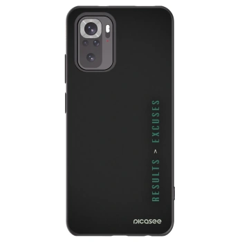 Picasee fekete szilikon tok az alábbi mobiltelefonokra Xiaomi Redmi Note 11S 4G - Results x Excuses