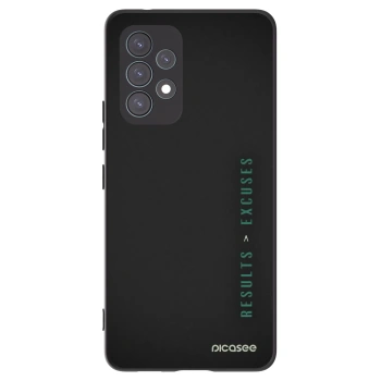Picasee fekete szilikon tok az alábbi mobiltelefonokra Samsung Galaxy A53 5G A536 - Results x Excuses