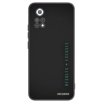 Picasee fekete szilikon tok az alábbi mobiltelefonokra Xiaomi Poco X4 Pro 5G - Results x Excuses