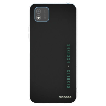 Picasee átlátszó szilikon tok az alábbi mobiltelefonokra Realme C11 (2021) - Results x Excuses