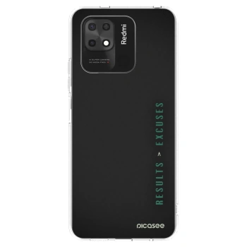 Picasee átlátszó szilikon tok az alábbi mobiltelefonokra Xiaomi Redmi 10C - Results x Excuses